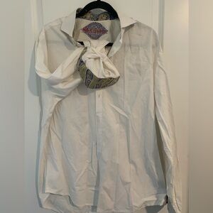 Robert graham white button down